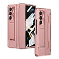 thumbnail image 1 of Decase for Samsung Galaxy Z Fold 6 Rugged Case, Plating PC Luxury All-Inclusive Hinge Protection Support Wireless Charging with Built-in Screen Protector Cover For Samsung Z Fold 6 2024 5G Rosegold, 1 of 7