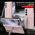 thumbnail image 1 of Decase for Samsung Galaxy Z Fold 7 5G 2025 Case with Finger Strap, Includes Pen Holder,Z Fold 7 Hand Strap Case Full Coverage Screen Protector Hinge Protection Wristband Case for Z Fold 7,Pink, 1 of 7