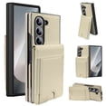thumbnail image 1 of Decase for Samsung Galaxy Z Fold 7 Case with 2 in 1 Detachable Strong Magnetic Wallet,Built in Tempered Glass Screen Protector,Fashion PU Leather Back Cover,Shockproof Card Slot Stand Cover,White, 1 of 8