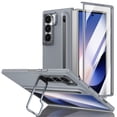 thumbnail image 1 of Decase for Samsung Galaxy Z Fold 7 Case with Pen Holder & Stylus, Camera Frame Stand,Pen Slot Phone Case with Screen Protector Matte PC Bumper Anti-Scratch Kickstand Cover for Z Fold 7,Gray, 1 of 12