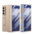 thumbnail image 1 of Decase for Samsung Galaxy Z Fold 7 Magnetic Case with Hinge Protection and Kickstand, 360° Full-Body Magnetic Protective Cover with Built-in Screen Protector Phone Case for Galaxy Z Fold7,Gold, 1 of 10