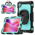 thumbnail image 1 of Decase Shockproof Case for Lenovo Tab One 8.7" / K9 2025,3 in 1 Heavy Duty Kids Silicone Cover Bulit in Screen Protector,Full-Body Tablet Case with Rotating Handle Stand,C, 1 of 9