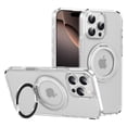 thumbnail image 1 of Decase Shockproof Clear Case with 360° Ring Stand Magnetic for iPhone 16 Pro,Anti-Fingerprint,Military Drop Protection,Compatible with Mag-Safe,Soft Edge Translucent Slim Phone Case,Clear, 1 of 10