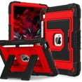 thumbnail image 1 of Decase Shockproof Rugged Case for Apple iPad 11th Gen 2025/ iPad 10th Generation 10.9" 2022 with Kickstand & Shoulder Strap,Tri-Layer PC+TPU Back Cover,Heavy Duty Shock-Absorbent Protective Case,C, 1 of 9