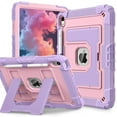 thumbnail image 1 of Decase Shockproof Rugged Case for Apple iPad 11th Gen 2025/ iPad 10th Generation 10.9" 2022 with Kickstand & Shoulder Strap,Tri-Layer PC+TPU Back Cover,Heavy Duty Shock-Absorbent Protective Case,G, 1 of 9