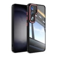 thumbnail image 1 of Decase Shockproof Soft Cover for Samsung Galaxy S25,Transparent TPU+PC Acrylic Protective Military Grade Armor Heavy Duty Protection Phone Back Case for Samsung Galaxy S25,Blackred, 1 of 7