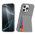thumbnail image 1 of Decase Shockproof TPU Wallet Phone Case Fits for iPhone 13 Pro with Built-in Stand and Hidden Credit Card Slot,Slim Anti-Scratch Protective Back Cover Compatible with iPhone 13 Pro,Gray, 1 of 10