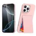 thumbnail image 1 of Decase Shockproof TPU Wallet Phone Case Fits for iPhone 16 with Built-in Stand and Hidden Credit Card Slot,Slim Anti-Scratch Protective Back Cover Compatible with iPhone 16,Pink, 1 of 10