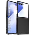 thumbnail image 1 of Decase Slim Matte Protection Phone Case for Samsung Galaxy Z Flip 7 5G 2025,Z Flip 7 Shockproof TPU Bumper Phone Cover,Dual-Layer Hard PC+TPU Hybrid Back Cover for Samsung Galaxy Z Flip 7 5G,Black, 1 of 6