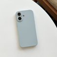 thumbnail image 1 of Decase Soft Silicone Slim Phone Case for Apple iPhone 16,Ultra Thin Camera Lens Protective Anti-Scratch Shockproof Case Cover for Women Men,Military Grade Drop Full Body Protection,Sierrablue, 1 of 11