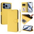 thumbnail image 1 of Decase Solid Wallet Case for iPhone 17 Pro Max,Rugged 3 Card Slots Kickstand Flip Folio Cover,Shockproof TPU+Leather Hybrid Magnetic Closure Protective Flip Cover for iPhone 17 Pro Max,Yellow, 1 of 12