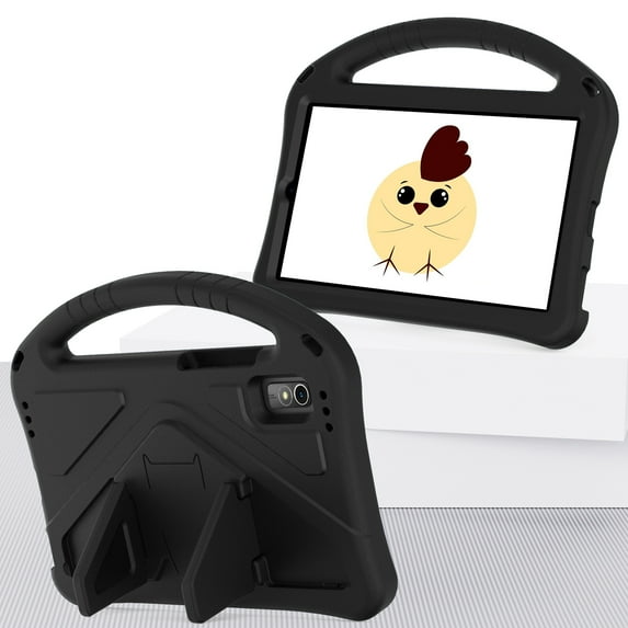 Decase Tablet Shell for Lenovo Tab M9 Kids Case 9 inch (TB-310FU),Child Proof Shockproof Cover with EVA Foam Handle & Hidden Kickstand Case Cover 2023 Release,Black