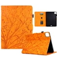 thumbnail image 1 of Decase Tablet Shell for iPad 8th Generation Case 2020/ iPad 7th Generation (iPad 10.2 Inch 2019) /iPad Air 3 /iPad Pro 10.5 Cute Tree Embossed Pattern Shockproof Ultra Slim Cover,Khaki, 1 of 4