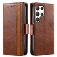 thumbnail image 1 of Decase Wallet Case for Galaxy A15 with RFID Blocking Credit Card Holder,Retro Flip Book Magnetic Closure PU Leather Protective Cover Case Women Men for Samsung Galaxy A15,Darkbrown, 1 of 7