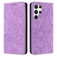 thumbnail image 1 of Decase Wallet Case for Galaxy S23 Ultra Case,Premium Embossed Sunflower Magnetic Closure Folio Flip Case with Card Slots Stand & Wristband Strap Compatible for Samsung Galaxy S23 Ultra,Purple, 1 of 8