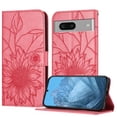 thumbnail image 1 of Decase Wallet Case for Google Pixel 7 Case with Card Holder,Sunflower Pattern Leather Phone Case with Kickstand Magnetic Closure Shockproof Cover Fits for Google Pixel 7,Rose, 1 of 6