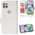 thumbnail image 1 of Decase Wallet Case for Motorola Moto G 5G 2023,Litchi Texture PU Leather Folio Phone Cover with [Magnetic Clasp] & [Credit Card Slot] Minimalist Anti-Scratch Ultra Thin Case,White, 1 of 5