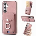 thumbnail image 1 of Decase Wallet Case for Samsung Galaxy A32 5G, Luxury Shockproof Magnetic PU Leather Credit Card Slot with Built-in 360° Rotation Ring Holder Stand Protective Case, pink, 1 of 8