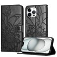 thumbnail image 1 of Decase Wallet Case for iPhone 13 Pro Max Case with Card Holder,Sunflower Pattern Leather Phone Case with Kickstand Magnetic Closure Shockproof Cover Fits for iPhone 13 Pro Max,Black, 1 of 6