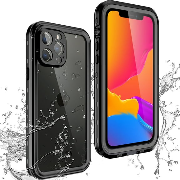 Decase Waterproof Case for Apple iPhone 15 Pro Max,Heavy Duty Rugged Phone Shell Outdoor Sports,Shockproof Magnetic Full Protective Cover Support Wireless Charging,for Apple iPhone 15 Pro Max - Black