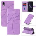 thumbnail image 1 of Decase for Apple iPhone XR Magnetic Wallet Case, Shockproof Stand Folio Flip with Wrist Strap and 3-Slots ID & Credit Cards Pocket Slim Cover, purple, 1 of 1