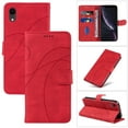 thumbnail image 1 of Decase for Apple iPhone XR Magnetic Wallet Case, Shockproof Stand Folio Flip with Wrist Strap and 3-Slots ID & Credit Cards Pocket Slim Cover, red, 1 of 1