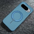 thumbnail image 1 of Decase for Google Pixel 10 Pro XL Case,Magnetic Shockproof Hard PC Heat-Dissipation Back Cover,Slim Matte Carbon Fiber Texture Ring Stand Cover,Blue, 1 of 9