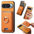 thumbnail image 1 of Decase for Google Pixel 9 Pro XL 5G Case, 2 in 1 Detachable Slim Magnetic Back Thin Wallet Cover with Card Slot & Ring Stand,Yellow, 1 of 8