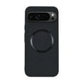 thumbnail image 1 of Decase for Google Pixel 9 Pro XL Case Compatible with Magsafe,Google Pixel 9 Pro XL Phone Case Soft Silicone Bumper Luxury Fabric Texture Cover,Black, 1 of 4
