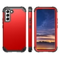 thumbnail image 1 of Decase for Samsung Galaxy S22 Case, Heavy Duty Hybrid Rugged Shockproof Case, Full Body Protective Cover For Samsung Galaxy S22,Red, 1 of 6