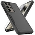 thumbnail image 1 of Decase for Samsung Galaxy S25 Ultra Case with Screen Protector Glass, Full Body Heavy Duty Rugged Shockproof Protective Phone Cover,Black, 1 of 6