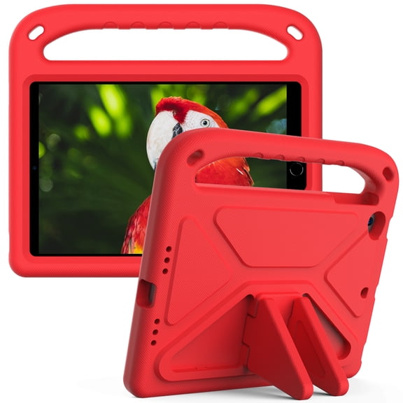 Decase for iPad mini 5/mini 4/mini 3 tablet  7.9 Inch,with EVA Foam Handle Kids Friendly Stand Cute Tablet Shell,for iPad mini Tablet , Red