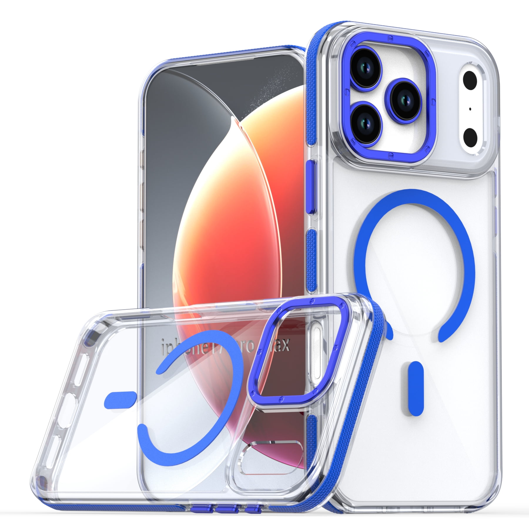 Decase for iPhone 17 Pro Case, Crystal Clear Magnetic Cover with 36 N52 ...