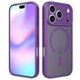thumbnail image 1 of Decase for iPhone 17 Pro Max Magnetic Case,Shockproof Hybrid PC Back+TPU Bumper Slim Wireless Charging Cover,Anti-Scratch Matte Shell,Darkpurple, 1 of 6