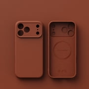 Decase for iPhone 17 Pro Soft TPU Shockproof Case,Flexible Slim Silicone Back Cover, Anti-Scratch Shock-Absorbent Protective Phone Case,Tan