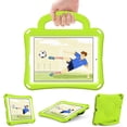 thumbnail image 1 of Decase for iPad 10.2 (2021/2020/ 2019),iPad 10.2 Case for Kids,Cute Football Pattern Shockproof Handle Stand Case for Apple iPad 9/8/ 7 Generation 10.2 Inch,Green, 1 of 6