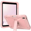 thumbnail image 1 of Decase for iPad 10th Generation 10.9 Inch 2022 Case, Heavy Duty Shockproof Rugged Built-in Stand Protective Case for iPad 10.9 Inch 2022 Release,Rosegold, 1 of 8