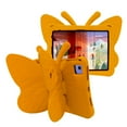 thumbnail image 1 of Decase for iPad 9th/8th/7th Generation 10.2" (2021/2020/2019) / Air 3rd Gen/Pro Tablet Case,3D Cute Butterfly Pattern Child Proof Tablet Shell Drop Protection Kickstand Hybrid Case , Orange, 1 of 7