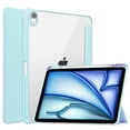 thumbnail image 1 of Decase for iPad Air 13-Inch Case (2024 New) with Pencil Holder Slim Stand Hard Acrylic Back Shell Smart iPad Cover Support Auto Wake/Sleep for iPad Air 13,Skyblue, 1 of 1