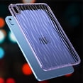 thumbnail image 1 of Decase iPad Air 3 10.5" 2019 Clear Case,iPad Pro 10.5" 2017 Case,Fashionable Ripple Design Soft TPU Anti-Yellow Shockproof Slim Transparent Cover for iPad Air 3rd Gen/iPad Pro 10.5",Light Purple, 1 of 6
