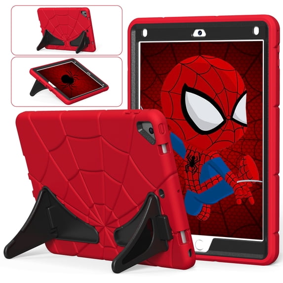 Decase iPad Case 9.7 inch for iPad 6th/5th iPad Air 2 Case, Heavy Duty Shockproof Rugged Protective iPad Case with Stand for Kids Boys Children 9.7 inch ,C