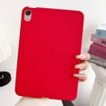thumbnail image 1 of Decase for iPad Mini (A17 Pro, 2024 Model, 7th Generation) / Mini 6 (2021 Model, 6th Generation),Soft Skin Silicone Side Corner Protective Cover for 8.3" iPad Air 7th&6th Generation Tablet,Red, 1 of 7