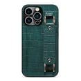 thumbnail image 1 of Decase for iPhone 12 Pro 6.1 Inch DW Wristband Hand Strap Case, Hidden Card Slot Soft TPU Slim Drop Shock Resistant Phone Cover Case for iPhone 12 Pro, Darkgreen, 1 of 4