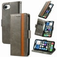 thumbnail image 1 of Decase for iPhone 13 Flip Wallet Cover,Shockproof Flip Kickstand PU Leather Case with Cash & Card Slots Holder Stand Cover, Business PU Leather Wallet Phone Case for iPhone 13,Gray, 1 of 9