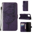 thumbnail image 1 of Decase iPhone 13 Pro Case, Butterfly Patterned Wallet Case, Magnetic Folio Faux Leather with Wrist Strap Credit Card Holder Slots Kickstand Protective Cover For iPhone 13 Pro, Purple, 1 of 10