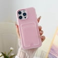 thumbnail image 1 of Decase for iPhone 13 Pro Max Wallet Case with Card Holder,Slim Flexible TPU Soft Silicone Protective Phone Case,Shockproof Phone Cover with Card Holder Slot for Apple iPhone 13 Pro Max,B, 1 of 9