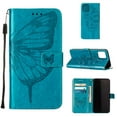 thumbnail image 1 of Decase iPhone 13 mini Case, Butterfly Patterned Wallet Case, Magnetic Folio Faux Leather with Wrist Strap Credit Card Holder Slots Kickstand Protective Cover For iPhone 13 Mini, Blue, 1 of 10