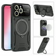 thumbnail image 1 of Decase for iPhone 14 Pro, Compatible with MagSafe Case,Full Camera Lens Protector,Built-in 360°Rotation Kickstand Shockproof Slim Ultra Anti-Scratch Non-Slip Hard Cover Case, black, 1 of 7