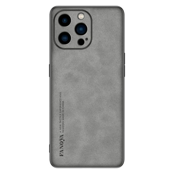 Decase for iPhone 14 Pro Max,iPhone 14 Pro Max Slim Case Premium PU Leather Scratch-resistant Phone Cover with Camera Lens Protector Business Lightweight Case for Apple iPhone 14 Pro Max,Gray