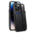 thumbnail image 1 of Decase for iPhone 14 Pro Wallet case, iPhone 14 Pro Wallet Case Slim Credit Card Slot Holder Case with Strap Kickstand PU Leather Wallet Case Compatible with iPhone 14 Pro, Black, 1 of 8